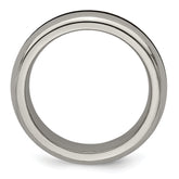 Edward Mirell Titanium Rainbow Anodized Center Polished 6mm Band